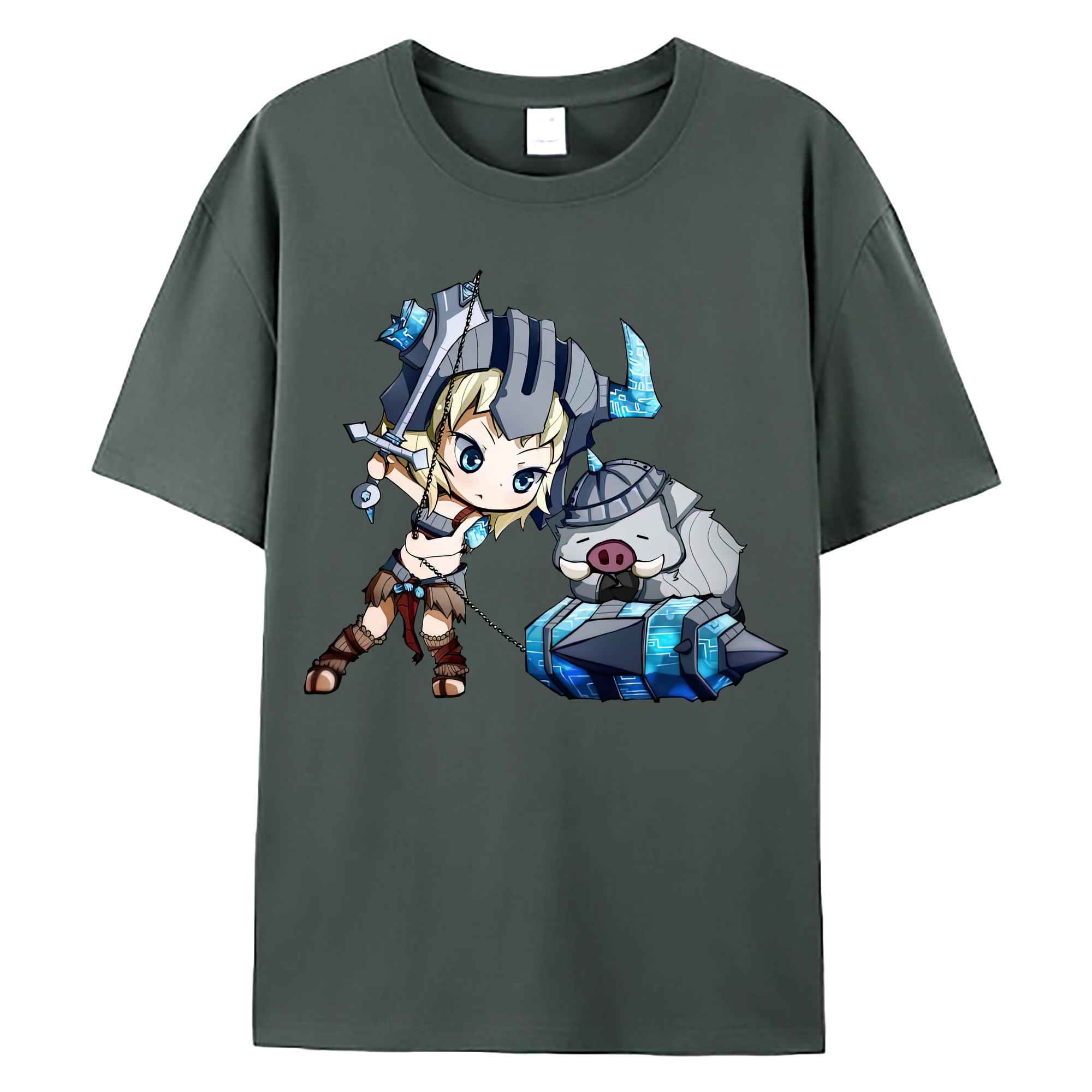 （画像用） リーグ・オブ・レジェンド League of Legends LOL 綿100％ メンズ半袖Tシャツ｜肌触りやわらか＆通気性